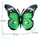 thumbnail image 2 of Decoración de pared de mariposa de Metal, escultura artística de pared de vidrio para exteriores, cielo, decoración de jardín, hogar y jardín, 2 of 5