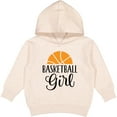 thumbnail image 2 of Inktastic Basketball Girl Sports Toddler Hoodie, 2 of 4