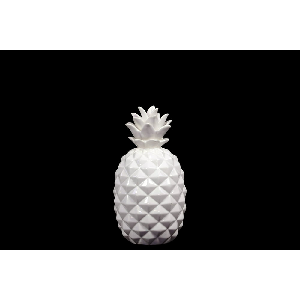 Ceramic pineapple decor showpiece beautifully sculpted w/ realistic