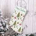thumbnail image 4 of Christmas Stocking - Holiday Stockings - Green Trees, 4 of 4