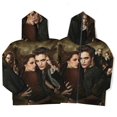 thumbnail image 4 of The Twilight Saga Full Zip Hoodies Hooded Long Sleeve Jacket Lightweight Sweatshirt Warm Winter Coats M, 4 of 6