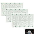 dajkiuy Clearance Nanofilm License Sticker License Number Reflective
