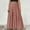Pink, variant on Holidaya Solid Color Front Button Skirt Maxi Vacation Beach Outfits Women Denim Mini Skirt Daybed Skirt Long Skirt with Slit Table Skirt Clips Women's Day & Work Skirts Midi Skirt with Slit High Slit