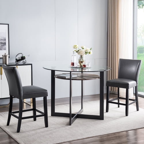 Pu Leather Bar Chairs Dining, Barstool And Dinette Factory