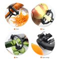 thumbnail image 3 of Moyic Gadget de cocina pelador de patatas multifuncional 360 grados rotativo pelador de verduras cortador de melón cepilladora rallador Cocina y Comedor, 3 of 5