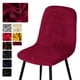 thumbnail image 2 of Funda de terciopelo para silla de Bar, cubierta de Banco de tamaño corto, funda de asiento para el hogar y la sala de estar, 1/2/4/6 piezas, 2 of 4