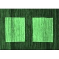 thumbnail image 1 of Ahgly Company Indoor Rectangle Oriental Emerald Green Modern Area Rugs, 2' x 5', 1 of 4