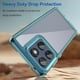 thumbnail image 3 of For Motorola Edge 60 5G 60 Fusion 5G Case TPU + Acrylic Protective Clear Phone Cover - Black, 3 of 5