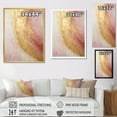 thumbnail image 4 of Designart "Desert Mirage Spiral In Gold And Pink I" Abstract Spirals Wall Art Living Room, 4 of 7