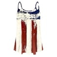 thumbnail image 3 of Womens American Flag Tank Tops Sleeveless Spaghetti Straps Flowy Shirts Casual Summer 4th of July Retro Blouses, 3 of 4