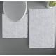 thumbnail image 2 of Juego de alfombras de baño Luxurux, alfombrilla de baño de chenilla, antideslizantes, color blanco, 2 of 9