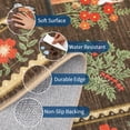 thumbnail image 6 of Garvee 4'x6' Floral Area Rug Animal Cat Carpet, Washable Boho Rugs Non Slip Low Pile Soft Indoor Floor Mat for Living Room Bedroom Dining Room, Brown, 6 of 9