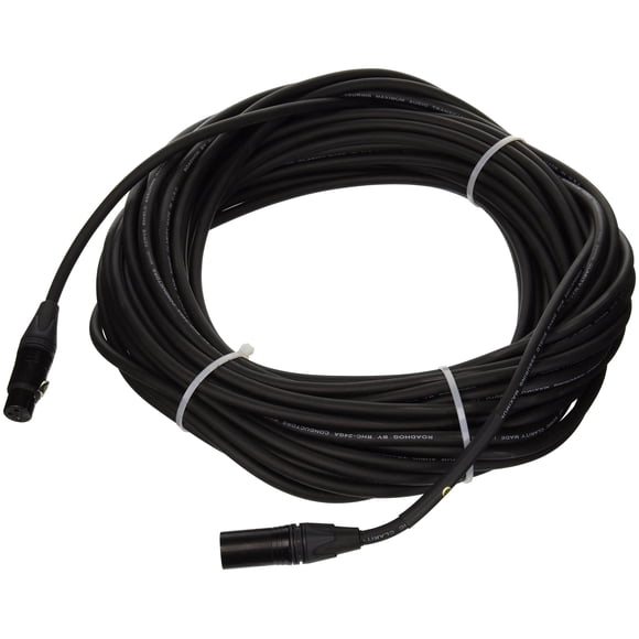 Cable de micrófono Rapco Horizon HOGM-75 23 m negro XLR