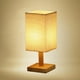thumbnail image 3 of Lámpara de mesa de noche con la de tela Luz de Amarillo Zulema lámparas para dormitorio, 3 of 8