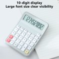 thumbnail image 5 of VibHome Student Use School Season Lightweight And Portable Multifunctional 10 Digit Display Slim Body Mute Button Student Calculator Standard Function for Office, Home, School Supplies, 5 of 6