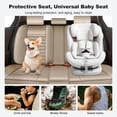 thumbnail image 6 of Front Seat Covers Fit for Volvo S40 2004-2011 Premium Faux Leather Luxury Car Seat Protector,Comfort Full Coverage Automotive Seat Covers Beige,Front Set(2 Seats), 6 of 11
