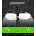 thumbnail image 1 of Boovnll Solar Wall Lights Outdoor Three Head Rotatable LED COB Induction Lamp, 1 of 9