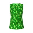thumbnail image 5 of Picia St Patrick's Day2 Pattern Women's Workout Tank Top,Breathable Activewear,Slim Fit Athletic Top,Versatile Workout Moisture-wicking top-X-Large, 5 of 9