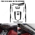 thumbnail image 4 of 3D Glossy For BMW F15 14-18Carbon Fiber Interior Sticker Trim right-hand drive, 4 of 11