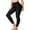 Black, variant on Asoul Women's Wetsuit High Waisted Swim Pants Legging Stretchy Swimming Surfing Pant