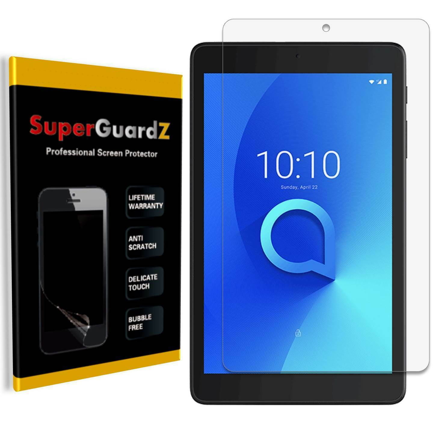 2 Pack GLASAVE Alcatel 3T 8-inch Tempered Glass Screen Protector 