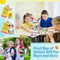 thumbnail image 2 of 36 Pcs Back to School Gifts 12 Pcs Mini Stuffed Animals Plush with 12 First Day of School Cards and 12 Bags Small Plush Animals Toys Keychain for Students Exchange Prize Party Favors, 2 of 4