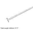 thumbnail image 2 of Unique Bargains 304 Stainless Steel Round Rods 3.5mm x 450mm for DIY Craft, 5 Pack, 2 of 6