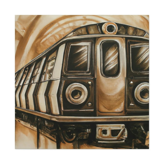 Subway Train Renaissance - Canvas