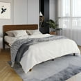 thumbnail image 2 of Castle Place Natural Harmony Wooden King Platform Bed, Walnut, 2 of 10