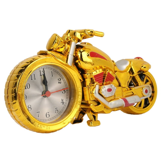 Reloj Despertador De Moto, Mini Reloj Despertador Vintage De Motocicleta, Reloj De Decoración Del Hogar Para Oficina