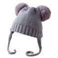 thumbnail image 3 of Coofit Bonnet à Pompon Mode Mignon Chapeau Décontracté Tricoté Bonnet pour Bébé, 3 of 10