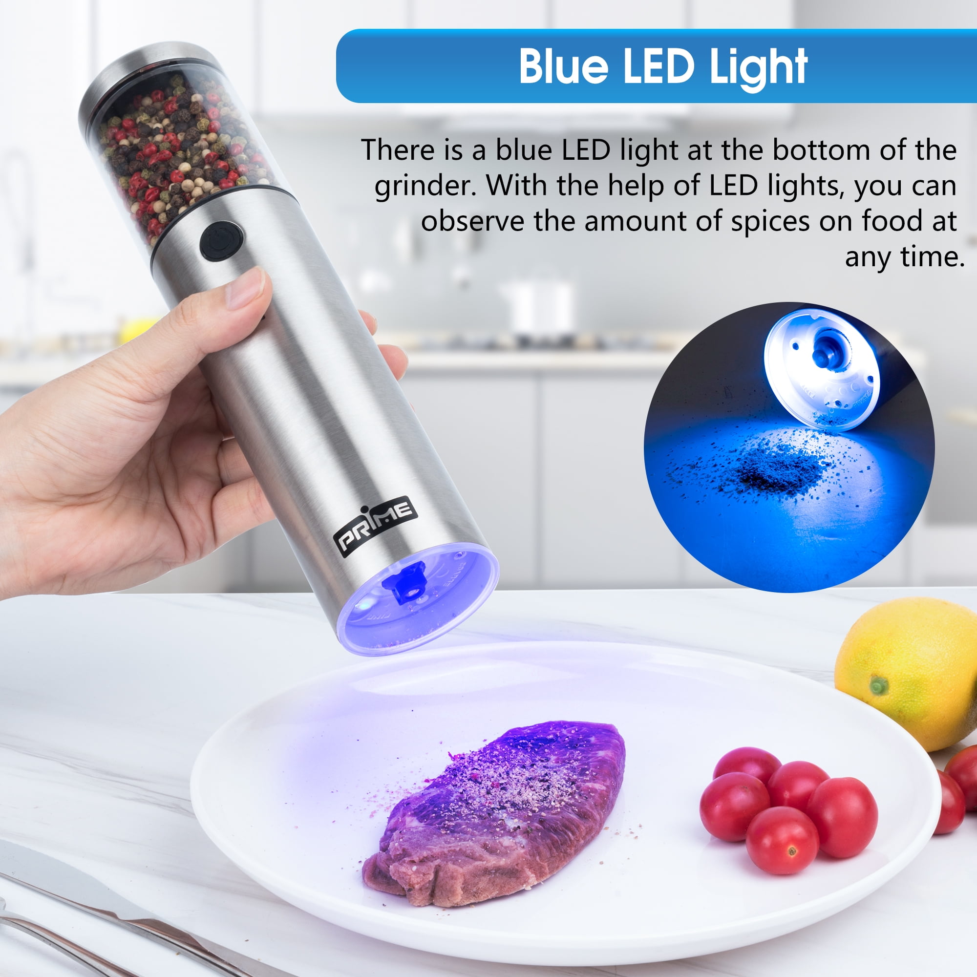 Electric Salt and Pepper Grinder Set Rechargeable 2Pack – MPOW