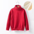 thumbnail image 5 of Staki Sweater Autumn And Winter Boys Cotton Sweaters Long Sleeve Pullover Knit Sweater(Red,3-4 Years), 5 of 5