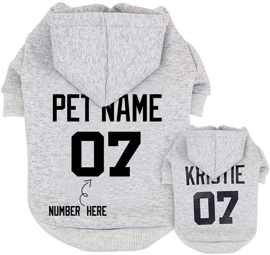 Pet Clothes Hoodies with Hat Basic Soft Cotton Coat Outfit for Small Medium Dogs Topkins Dog Hoodie Fleece Lining Sweatshirts 