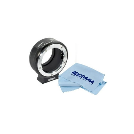 UPC: 0840014164684 | Metabones Nikon G Mount Lens to Sony E-mount / NEX Camera Lens Mount Adapter  Matte Black – With Microfiber Cloth