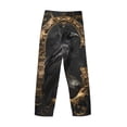 thumbnail image 3 of Lsque Gothic Raven Portrait Print Men's Pajama Pants, Lounge Pant - Comfortable Home Wear,Elastic Waistband, Stylish Design-Medium, 3 of 9