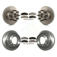 thumbnail image 1 of Transit Auto Front Rear Disc Brake Rotors and Semi-Metallic Pads Kit for Car 2013 Ford F-350 Super Duty Platinum with RWD 6.7L with Single Wheels K8F-102985, 1 of 8