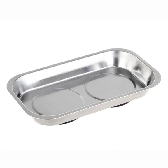 9.5 Inch X 5.5 Inch Stainless Steel Magnetic Parts And Tools Tray Organizer