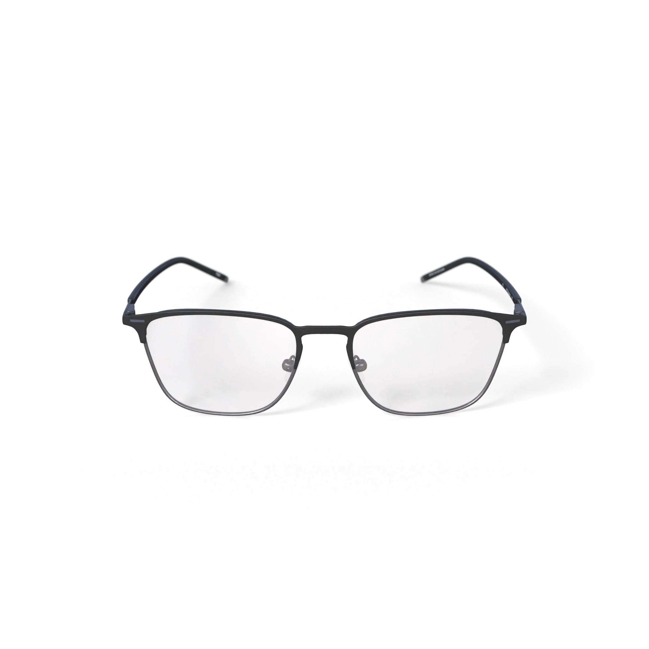 Walmart Men's Spencer Browline Prescription Eyeglasses with Case, Green