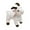 white and M, variant on Lipstore Stuffed Animal Toy Cute Activity Present Soft Toy Baby Partner Sheep black and M