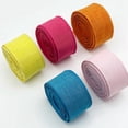 thumbnail image 2 of Xiao Hua Christmas Ribbon 5 pieces -2.48 inches wide x 10 yards long green ribbon, perfect for farmhouse decoration ribbons, gift wrapping ribbons, holiday decoration Christmas tree ribbons, 2 of 3