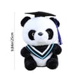 thumbnail image 3 of SPOORYYO Graduation Panda Plush Toy with Cap Cute Soft Stuffed Animal Gift for Graduates Students Keepsake, 3 of 6