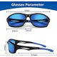 thumbnail image 4 of Sunglasses, Cycling GlassesUV400 Sports Sunglasses Dirt Bike Goggles Motorcycle Goggles Polarized Sports Sunglasses for Men Women Running Cycling Fish, 4 of 4