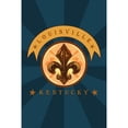 thumbnail image 3 of Decorative Tea Towel, Apron Louisville, Kentucky, Fleur de Lis,, Unisex, Adjustable, Organic Cotton, 3 of 3