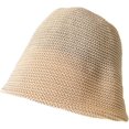 thumbnail image 5 of CoCopeaunts Plain Bucket Hat Women Solid Color Knitted Summer Sunshade Breathable Straight Hat Summer Floding Fisherman Hat, 5 of 8