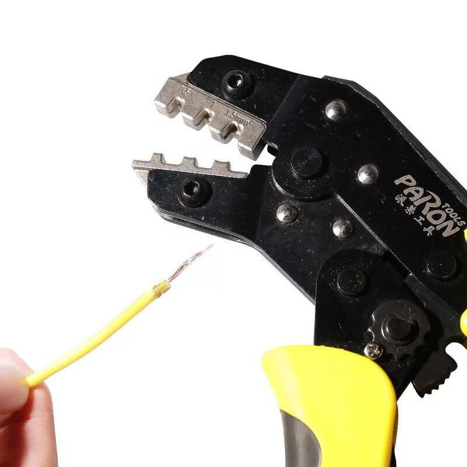 Ratchet Crimper Plier Crimping Tool Cable Wire Connectors Electrical Terminals