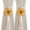 Yellow, variant on AOOOWER Pack of 2 Flower Tassels Drapery Tiebacks Braided Rope Curtain Holdbacks Perfect For Living Room And Bedroom Decoration