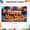 4A, variant on Colorful Balloons Happy New Year Festive Fireworks Decorative Stars Holiday Banner for New Year Party Indoor Celebration Photo Backdrop