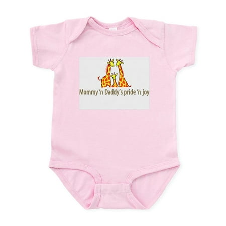 

CafePress - Mommy N Daddys Pride N Joy Body Suit - Baby Light Bodysuit Size Newborn - 24 Months