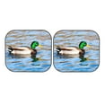 thumbnail image 7 of Daiia Mallard Duck Swimming In A River 2PCS Car Windshield Sun Shade, Foldable Sun Shield for Car Front Window, Auto Sun Blocker Visor Protector Universal for Truck SUV Pickup-Small, 7 of 7